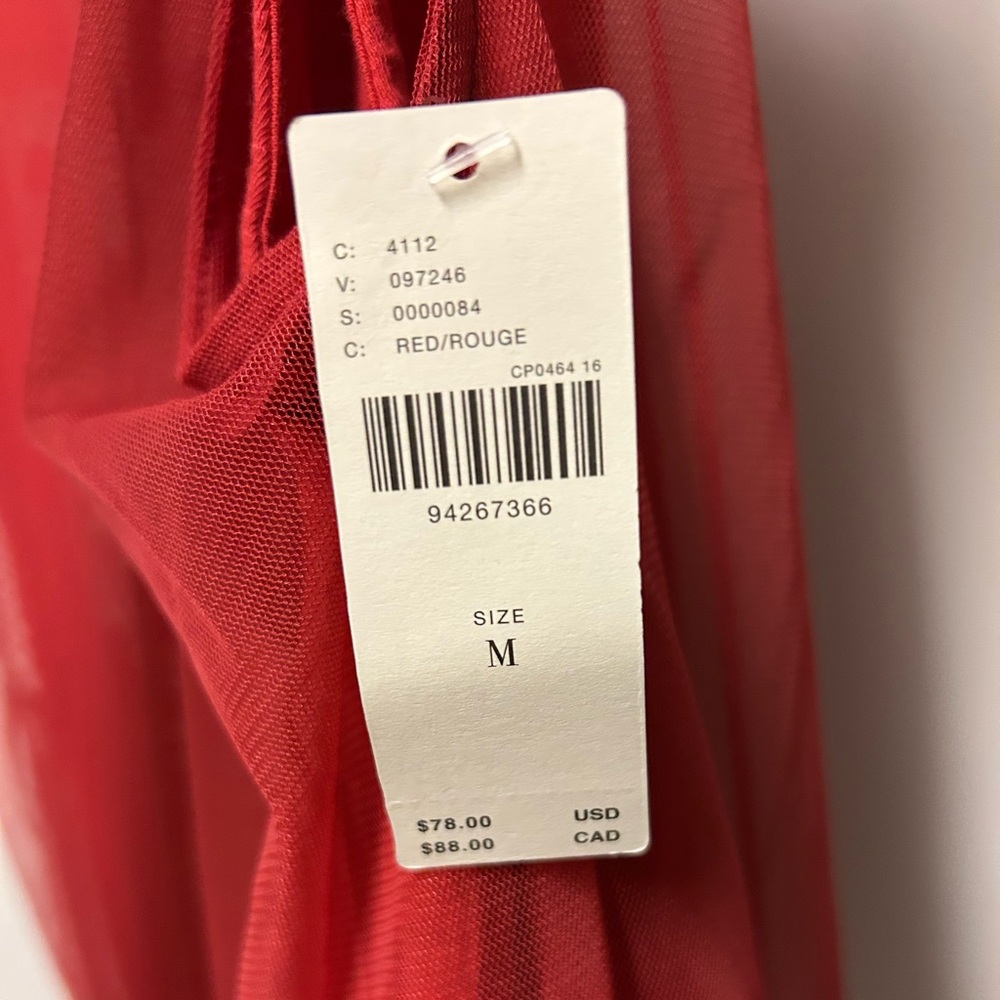 NWT Pilcro Graphic Band Tulle Tee / Red Horse 1976 - Picture 6 of 7